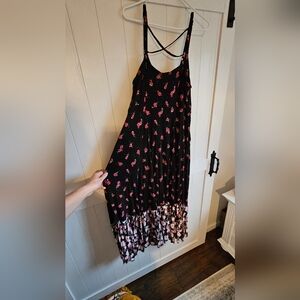 Torrid floral Barbie maxi dress 2X